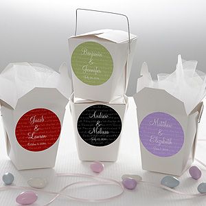 Personalized Wedding Favor Stickers   Love Is Patient