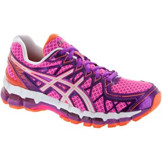 ASICS GEL Kayano 20 ASICS Womens Running Shoes Pink/White/Purple