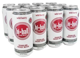 Hi Ball   Sparkling Energy Water Wild Berry   16 oz.