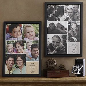 Personalized Canvas Art   Our Memories Photo Montage   Small