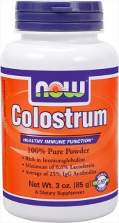 NOW Foods   Colostrum 100% Pure Powder   3 oz.