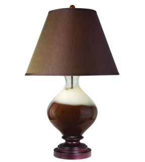Caramel 1 Light Table Lamps in Walnut TT3532