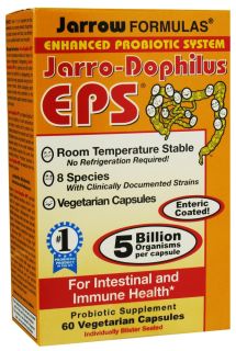 Jarrow Formulas   Jarro Dophilus + EPS   60 Vegetarian Capsules