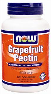 NOW Foods   Grapefruit Pectin 500 mg.   120 Vegetarian Capsules