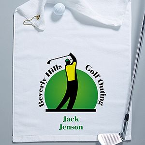 Custom Personalized Golf Towel   You Name It Design