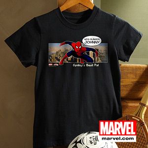 Kids Personalized Spiderman T Shirt