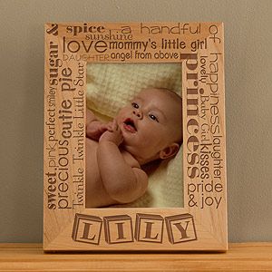 Personalized Baby Photo Frames   Pride & Joy   Vertical