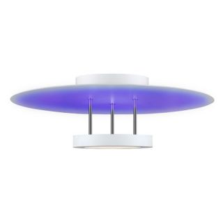 Chromaglo Spectrum Round Reflector LED Semi Flush Mount