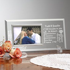 Personalized Glass Picture Frames   Our Life Together