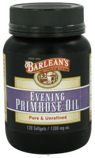 Barleans   Organic Evening Primrose Oil 1300 mg.   120 Capsules