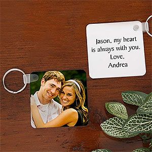 Personalized Photo Keychain for Couples