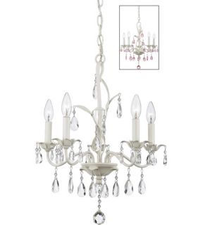 Ophelia 5 Light Chandeliers in Antique Ivory OE5005AY