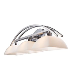 Arches 3 Light Bathroom Vanity Lights in Polished Chrome 10032/3