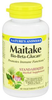 Natures Answer   Maitake Bio Beta Glucan Immune Support   60 Vegetarian Capsules DAILY DEAL