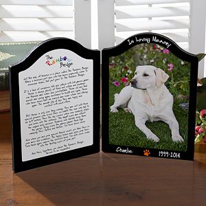 Personalized Pet Memorial Photo Plaque   Pets In Heaven