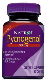 Natrol   Pycnogenol 50 mg.   60 Capsules