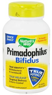 Natures Way   Primadophilus Bifidus   180 Vegetarian Capsules