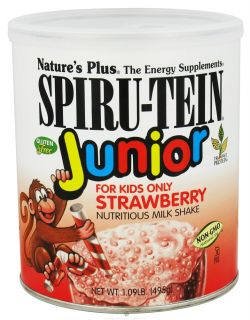 Natures Plus   Spiru Tein JUNIOR Nutritious Milk Strawberry   1.09 lbs.