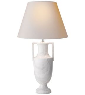 Alexa Hampton Burt 1 Light Table Lamps in White Marble AH3046WM NP