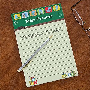 Personalized Note Pads for Teachers   Little Learners