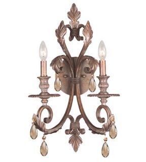 Royal 2 Light Wall Sconces in Florentine Bronze 6902 FB GT MWP