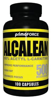 Primaforce   Alcalean 100% Acetyl L Carnitine 500 mg.   100 Capsules
