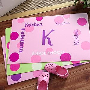 Personalized Kids Doormats   Girls Name