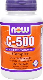NOW Foods   C 500 Complex   250 Tablets