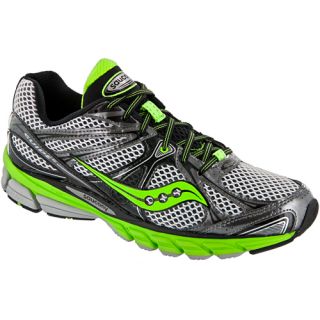 Saucony Guide 6 Saucony Mens Running Shoes White/Black/Green