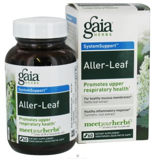 Gaia Herbs   Aller Leaf Liquid Phyto Capsules   60 Vegetarian Capsules