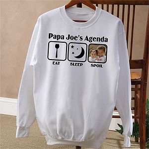 Personalized Sweatshirts for Dad   His Agenda