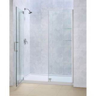 Bath Authority DreamLine Elegance Frameless Pivot Shower Door with Handle (37 1/