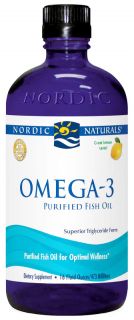 Nordic Naturals   Omega 3 Purified Fish Oil Lemon   16 oz.