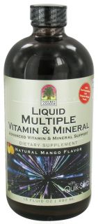 Natures Answer   Liquid Multiple Vitamin & Mineral Natural Mango Flavor   16 oz.