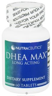 Nutraceutics   DHEA Max Long Acting 25 mg.   60 Tablets