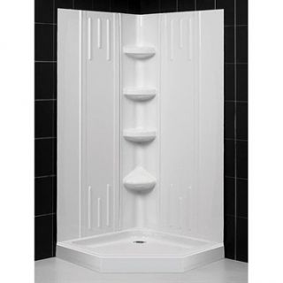 Bath Authority DreamLine SlimLine Neo Shower Base and QWALL 2 Shower Backwalls K