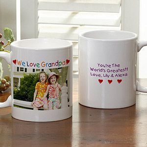 Personalized Photo Message Ceramic Coffee Mug   Loving You