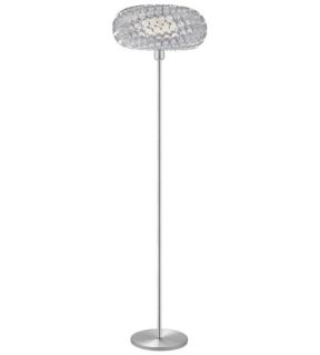 Rebell 1 Light Floor Lamps in Aluminum 89067A