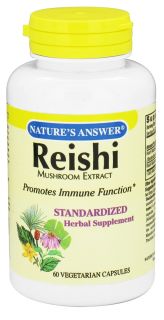 Natures Answer   Reishi Mushroom Extract   60 Vegetarian Capsules
