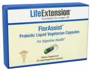 Life Extension   FlorAssist Probiotic For Digestive Health   30 Liquid Vegetarian Capsules