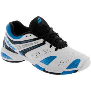 Babolat V Pro 2 Junior White/Blue Babolat Junior Tennis Shoes