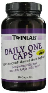 Twinlab   Daily One Caps Multivitamin & Mineral without Iron   90 Capsules