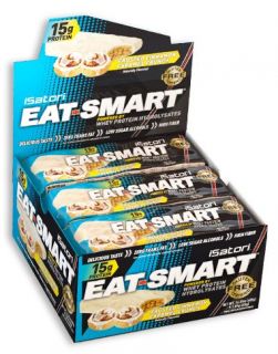 iSatori   Eat Smart Small Protein Bar Frosted Cinnamon Crunch   45 Grams