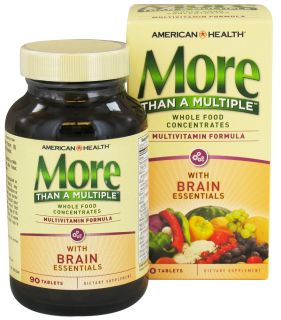 American Health   More Than A Multiple with Brain Essentials   90 Tablets