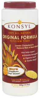 Konsyl   100% Natural Original Formula Psyllium Fiber   15.9 oz.