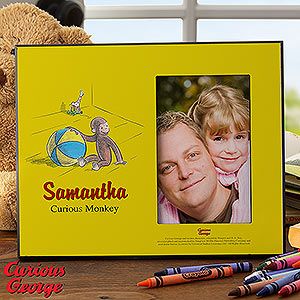 Personalized Curious George Picture Frame