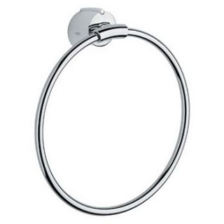 Grohe Tenso Towel Ring   Starlight Chrome