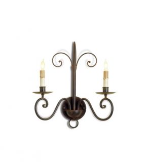 Double 2 Light Wall Sconces in Old Iron 5519