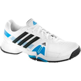 adidas Barricade Team 3 adidas Mens Tennis Shoes White/Night Shade/Solar Blue