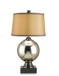 Corona 1 Light Table Lamps in Mercury/Black Bronze 6365